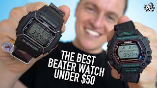 9 Reasons This Is The BEST Beater Watch Under $50 You Should Own G-Shock DW5600E-1V vs Casio DW290