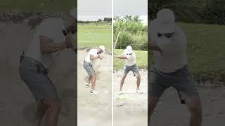 SPEED Through The Ball  EASIEST Way To Get Out Of ANY Bunker #shorts #golfswing #golf #ericcogorno