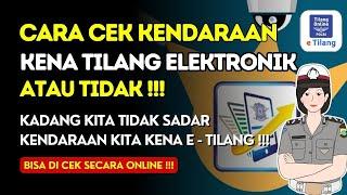 Cara Cek Kendaraan Kena Tilang Elektronik E - Tilang Atau Tidak‼️ Bisa Di Cek Secara Online⁉️