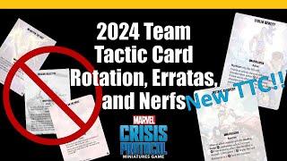 2024 Team Tactic Cards Rotation Nerfs and Erratas