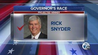 Rick Snyder re-elected as Michigan Governor WXYZ projects