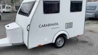 Saly Catabinata Mini 2 berth rear door super lightweight caravan for sale at North Western Caravans