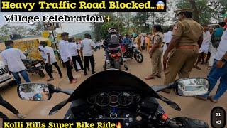 Police Blocked மருபடியும் Super Bikes Friends காணோம்KolliHillsEP5​⁠@Mfcvishnu​⁠@DadsLife