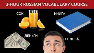 3-Hour Russian Vocabulary Course Learn 500 Russian Words for Beginners with Pictures
