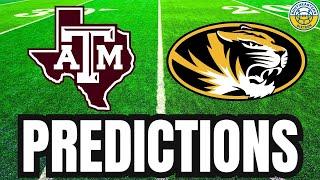 Texas A&M vs. Missouri PREDICTIONS  2024 College Football Predictions