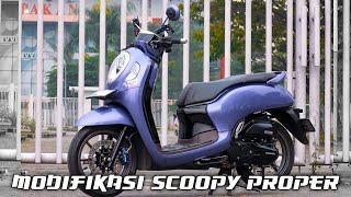 CEWE MODIF SCOOPY  INI DIA MODIFIKASI SCOOPY 2022 PROPER CONCEPT