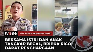 Cerita Keberanian Bripka Rico Kejar Pelaku Begal Saat Berkendara Bersama Istri & Anak  AKIS tvOne