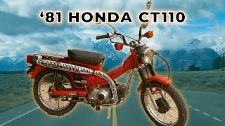 GPS Top Speed Testing and Cruising on the 81 Honda CT110 4k