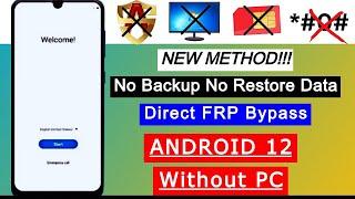 New Method 2023 All Samsung Android 12 FRP Bypass  Google Account UnlockBypass Without PC.