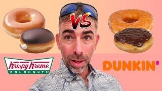 Krispy Kreme vs Dunkin Donuts - Blind Guy Taste Test