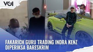 Tak Banyak Komentar Fakarich Guru Trading Indra Kenz Tiba di Bareskrim