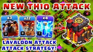 TH10 LAVALOON EASY 3 STAR ATTACK STRATEGY