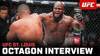 Derrick Lewis Octagon Interview  UFC St. Louis