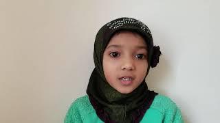 Surah Al-Ikhlas Recited by beautiful little girl Rabita Munzirah