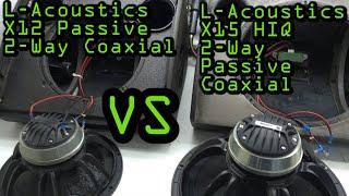 L-Acoustics X12 VS X15