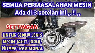 jika mesin sering bermasalah simak penjelasan video ini  3sistem kerja mesin jahit yang terpenting