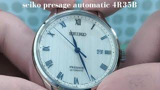 how to review in seiko presage automatic watch 4R35B #watchservicebd