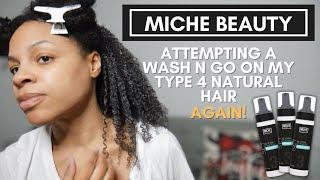 TikTok #MICHE Mousse Wash N Go on MY Type 4 Natural Hair  Defined Curls? FULL REVIEW