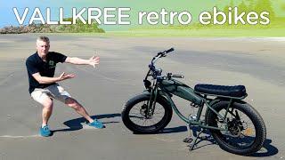 Retro cool trying VALLKREE ebikes in New Zealand