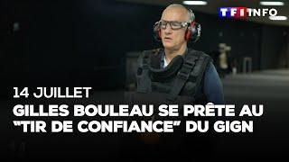 14 juillet  Gilles Bouleau se prête au tir de confiance du GIGN