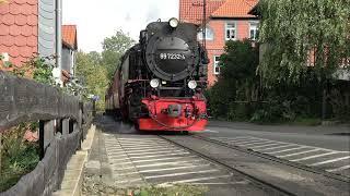 Die Harzquerbahn im Herbst 2023  Teil 1  von Wernigerode nach Drei Annen Hohne