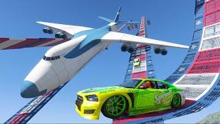 GTA 5 Big Plane & SPIDERMAN Ragdolls Fails & Jumps vol.1 Euphoria Physics