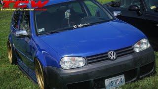 Blue VW Golf MK4 VR6 GTI Modified in 2 minutes  Project Car Transformation