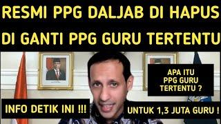 PPG DALJAB DI HAPUS DI GANTI PPG GURU TERTENTU TONTON INI PPG DALAM JABATAN RESMI DI HAPUS