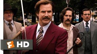 Anchorman 2 The Legend Continues - News Team Fighting Words Scene 910  Movieclips