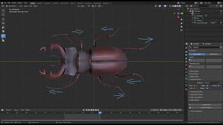 Blender 2 81 Insect walk cycle