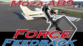 Moza Force Feedback AB9 Base Early Preview In MSFS