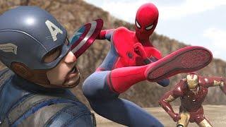 Iron Man vs Captain America vs Spiderman Part 13