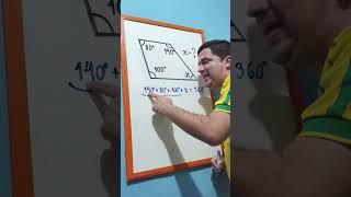 APRENDA a calcular Ângulo com o Mr Bean da Matemática #shorts