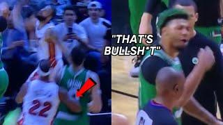 *FULL AUDIO* Marcus Smart Gets HEATED At Jimmy Butler For Pushing Tatum Into Him “That’s Bullsh*t”
