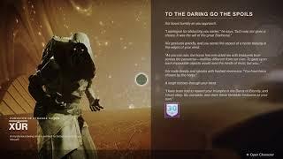 Destiny 2 30th Anniversary - Walkthrough 2 - Strange Xur in a Strange Land