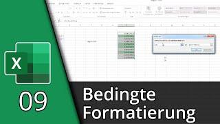 Excel lernen #09  Fortgeschrittene & bedingte Formatierung