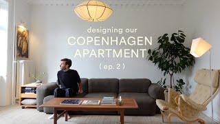 COPENHAGEN APARTMENT DESIGN ep.2  living room updates & diy desk