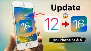 Update iOS 12 to iOS 16  Install iOS 16 on iPhone 6 & 5s & 6s