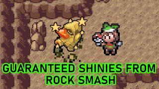 GUARANTEED SHINY ROCK SMASH POKEMON IN RUBYSAPPHIREEMERALD How to RNG Rock Smash