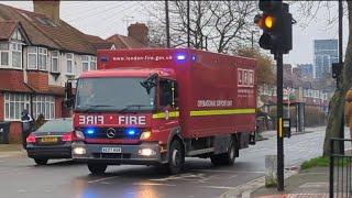 RARE A39A Finchley OSU Arriving At 25 Pump Fire During Christmas 2023 AE07HXR