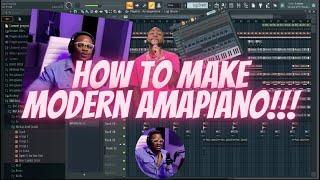 How to Make Modern Amapiano Beats  Fl Studio