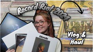 Digging for Vinyl Records at Record Riot 2024  VLOG & HAUL 