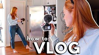 Behind The Scenes Of Filming A Vlog  What to include in a vlog + tips for filming b-roll