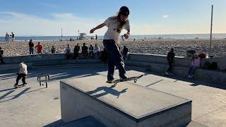 ANDY ANDERSON RAW SKATEBOARDING AT VENICE SKATE PARK  - NKA VIDS -