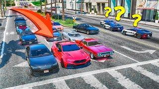 СЛЕПЫЕ КОПЫ МЕНЯ НЕ ЗАМЕТИЛИ В ПОТОКЕ И ПРОЕХАЛИ МИМО ПОГОНИ В GTA 5 ONLINE