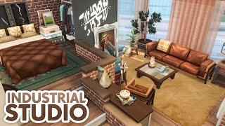 Industrial Studio Loft  The Sims 4 Speed Build Apartment Renovation
