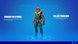 How To Get The MAJOR MANCAKE Skin For FREE Fall Guys x Fortnite CROWN CLASH Challenges