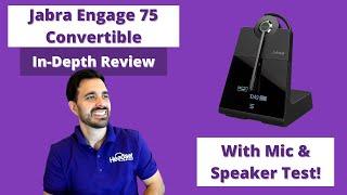 Jabra Engage 75 Convertible In-Depth Review With Mic & Speaker Test