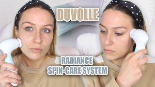 DUVOLLE RADIANCE SPIN-CARE SYSTEM  Affordable Facial Cleansing Brush Review  Skincare Routine