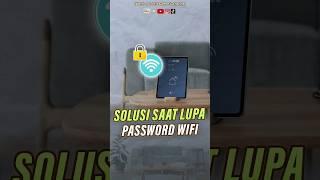 Lupa Password WiFi yang terhubung? Begini solusinya 